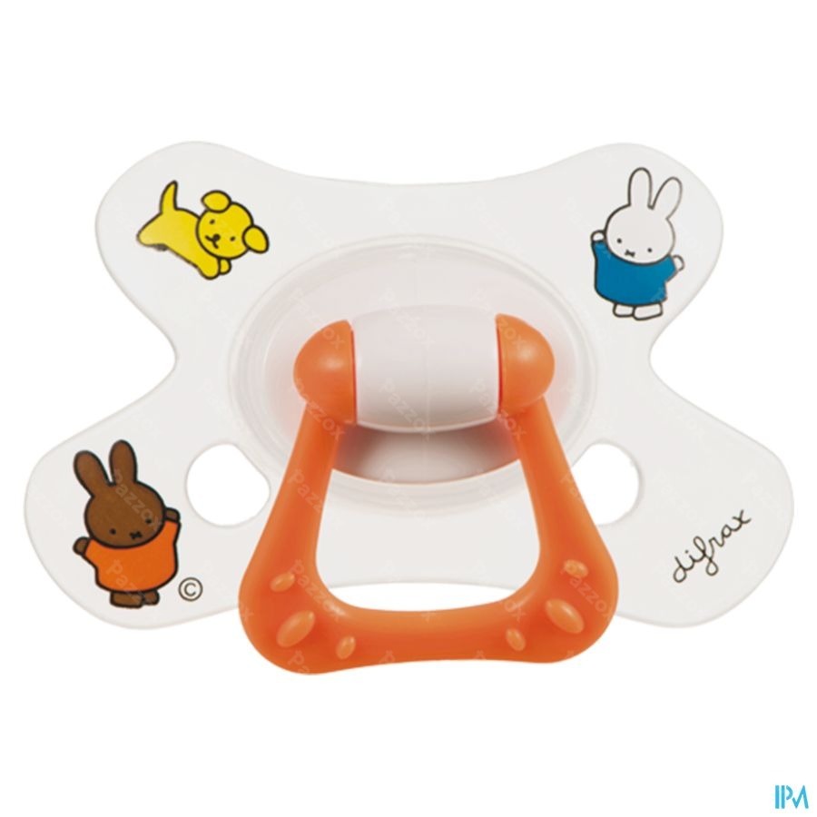 Difrax Sucette Natural 6m+ Miffy