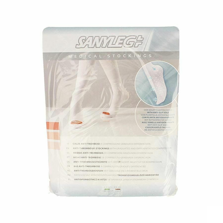 Sanyleg Ag A/tromb.kous A/slip Wit Normal Xl 1p