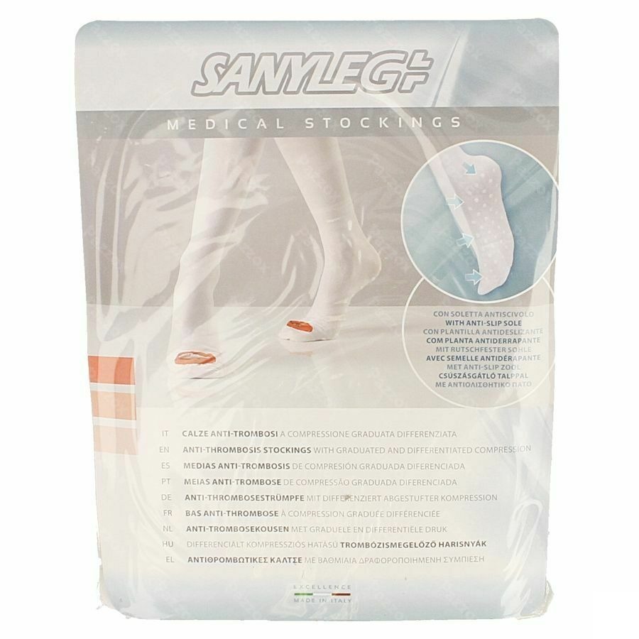 Sanyleg Ag A/tromb.kous A/slip Wit Normal Xl 1p