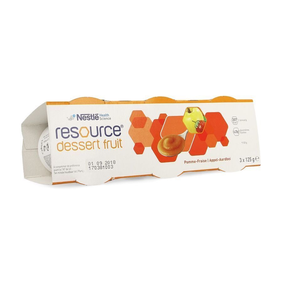 Resource Dessert Fruit App.-aardb. 3x125g 12332829