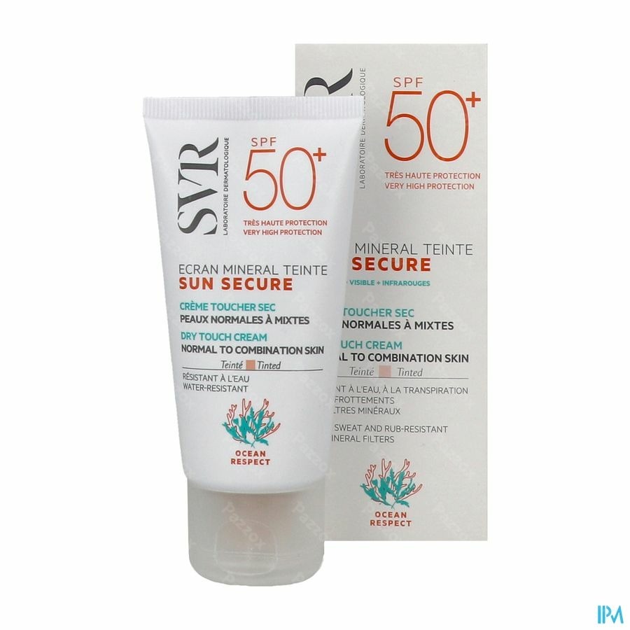 SVR Sun Secure Minerale Getinte Zonnecrème SPF50+ 60ml
