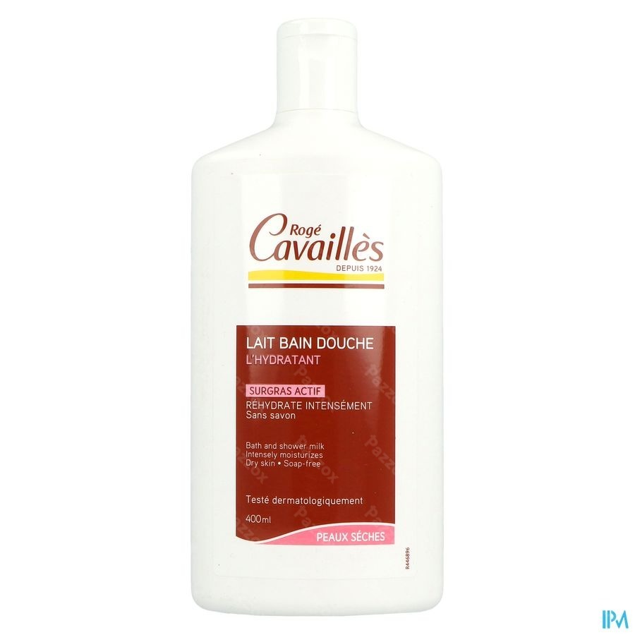 Roge Cavailles Lait Bain-douche Peaux Seches 400ml