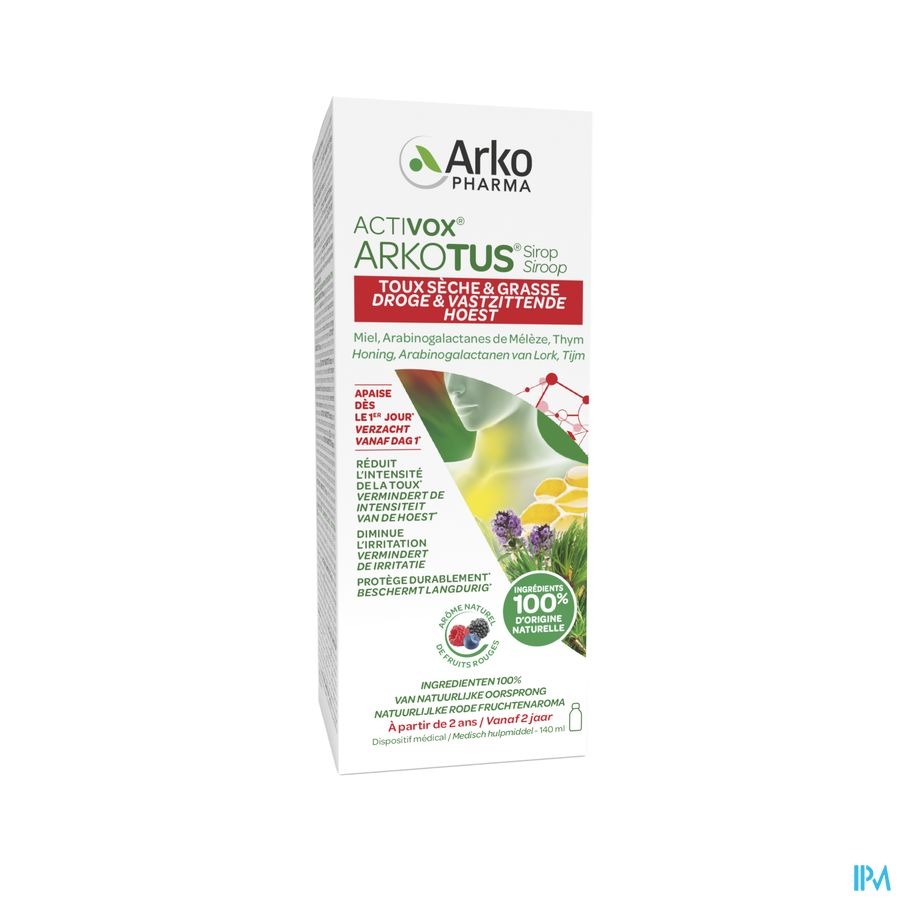 Arkotus Sirop Toux Seche Productive 140ml
