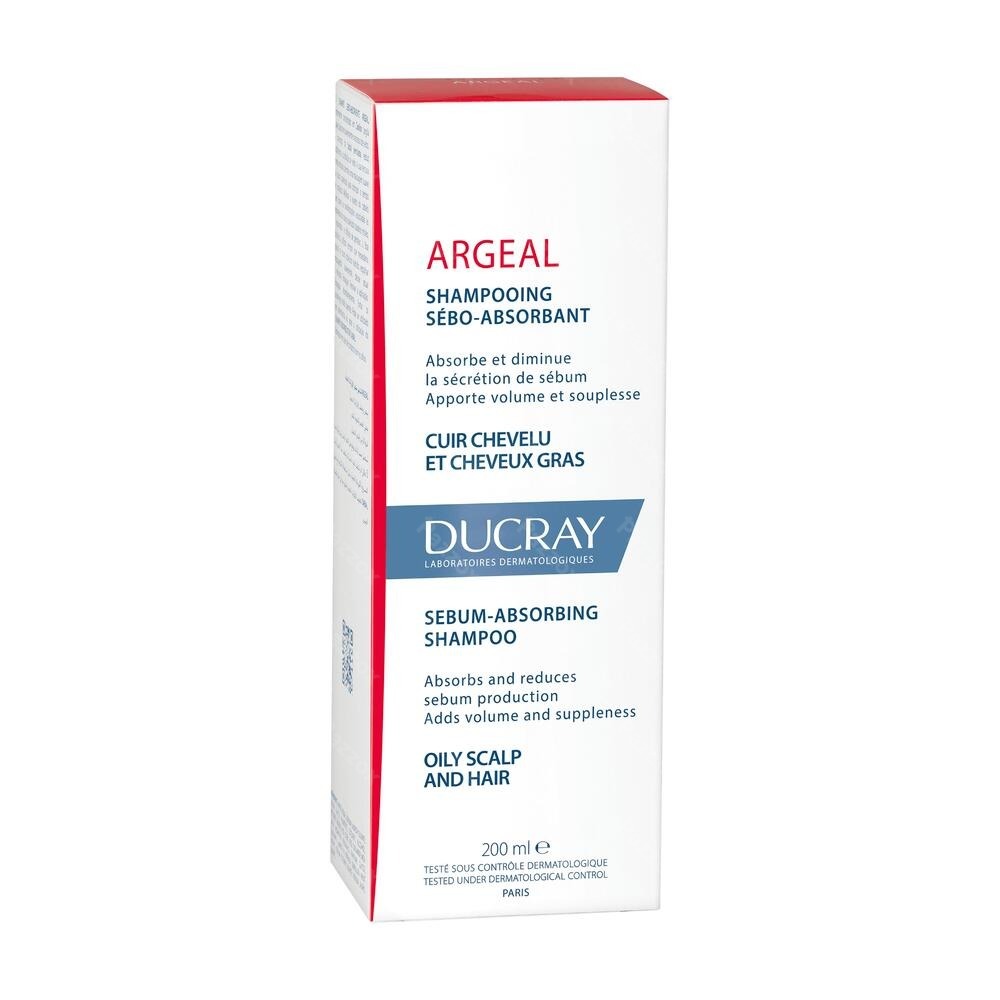 Ducray Argeal Talgregulerende Shampoo Vet Haar 200ml