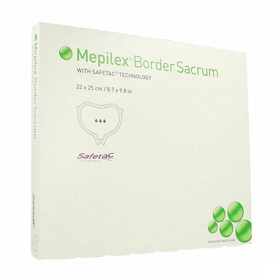 Mepilex Border Sacrum Ster 22,0x25,0 5 282460