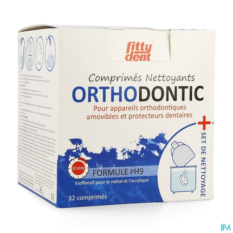 Fittydent Orthodontic Set Nettoyage + Comp Eff. 32