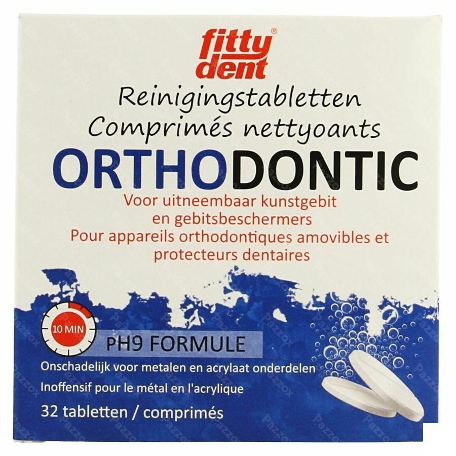 Fittydent Orthodontic Nettoyage Comp Efferv. 32