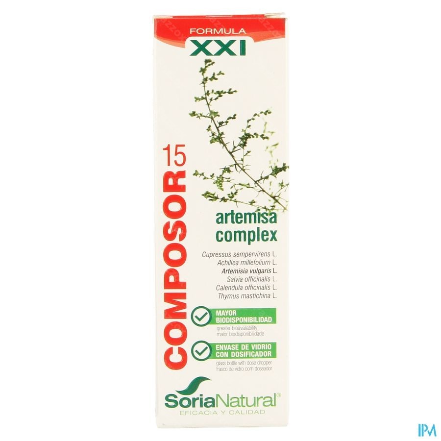 Soria Composor 15 Artemisa Complex Ondersteuning Menstruatie 50 ml