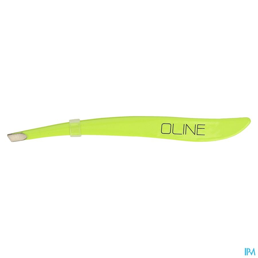 Oline Pince A Epiler Biais Neon Jaune Credophar