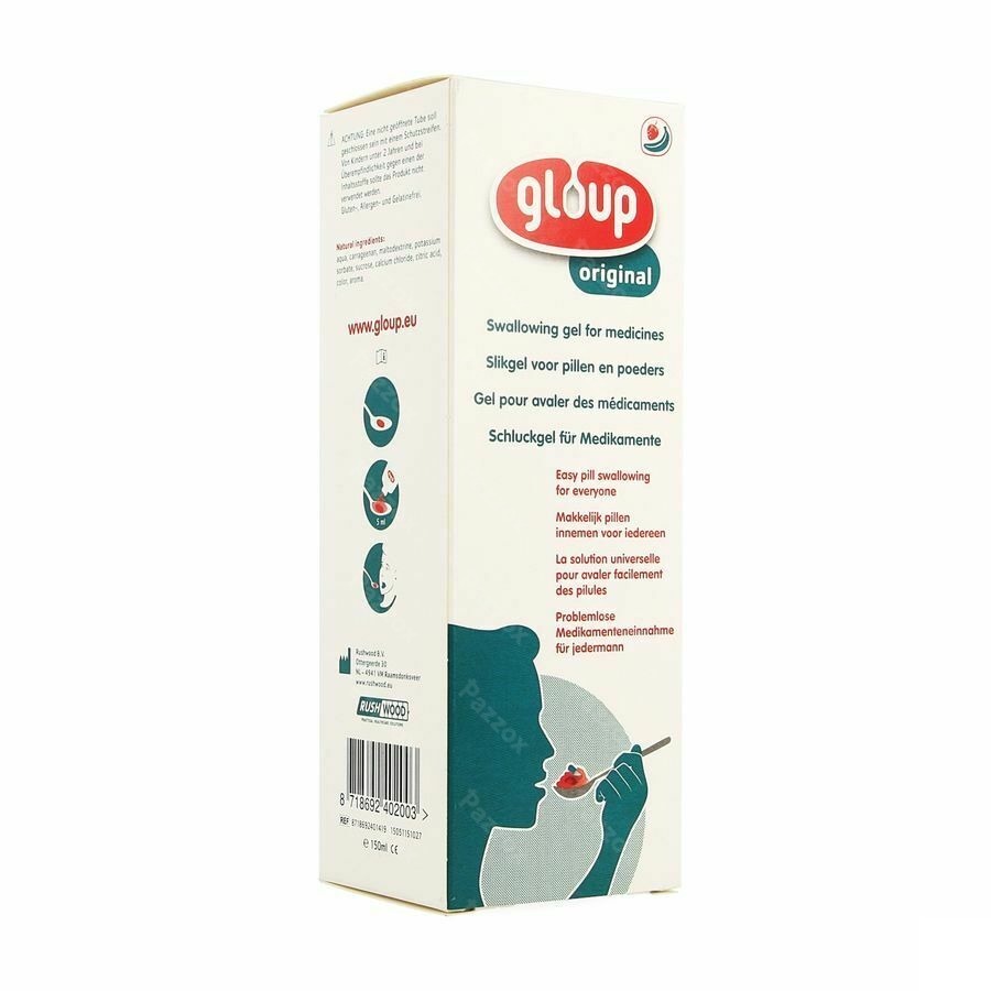 Gloup Original Strawberry Banana Tube 150ml