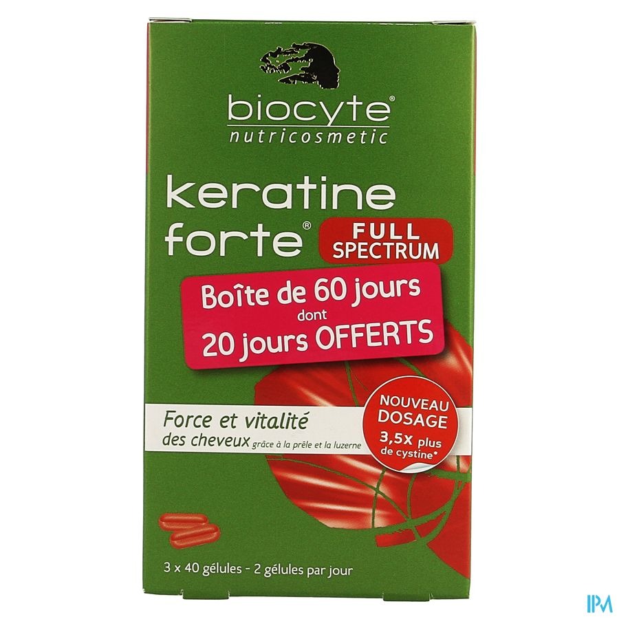Biocyte Keratine Forte Full Spectrum Caps 120