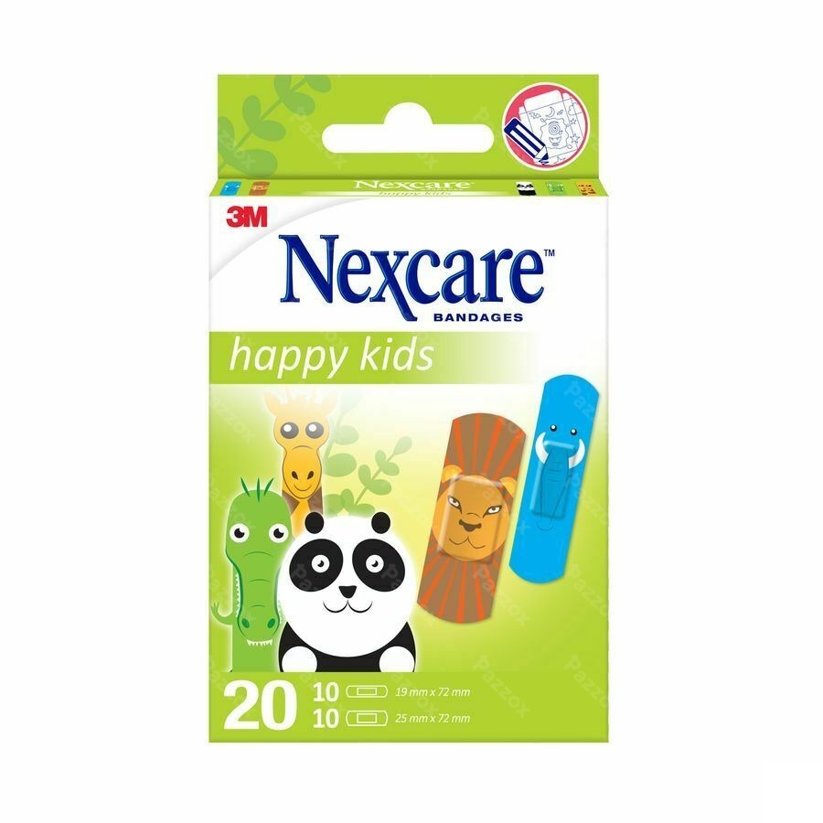 Nexcare 3m Happy Kids Dieren Pleister 20 N0920an
