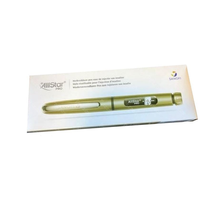 Allstar Pro Stylo Reutil.inject. Insuline Argent 1