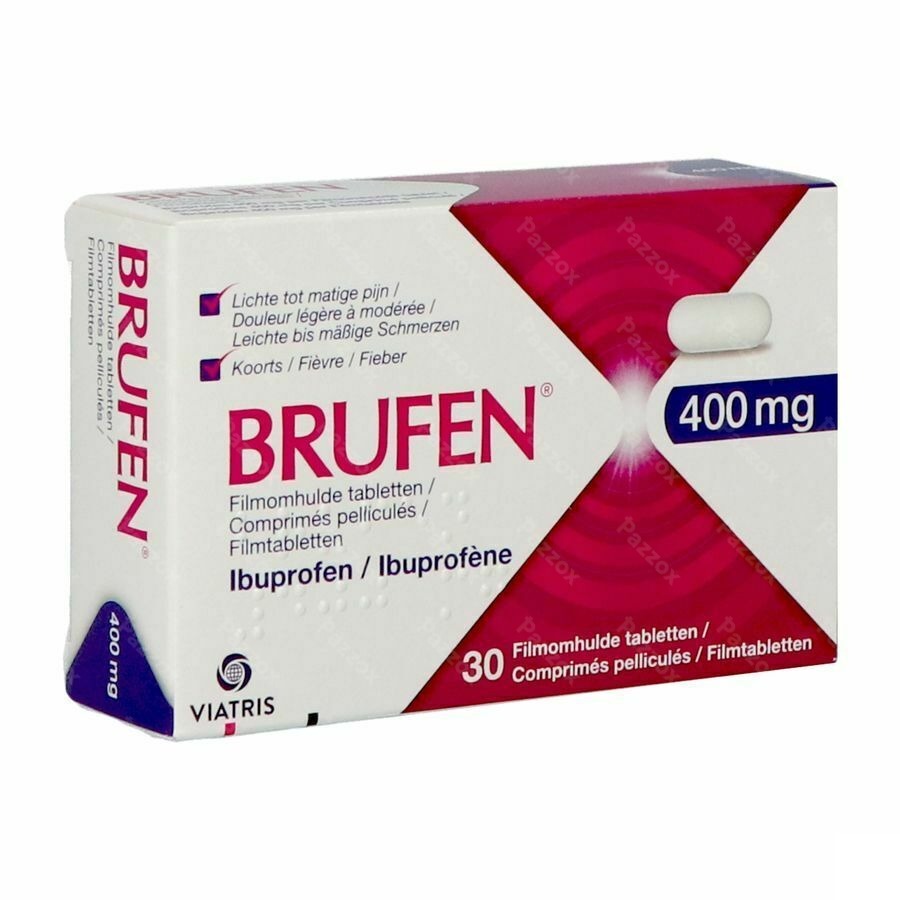 Brufen 400mg 30 Filmomhulde Tabletten