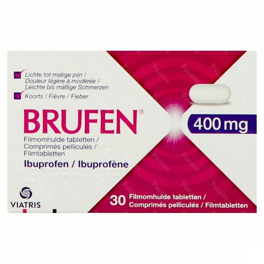 Brufen 400mg 30 Filmomhulde Tabletten