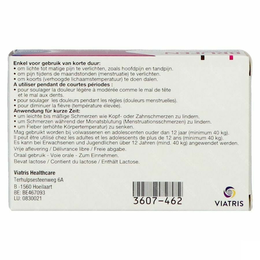 Brufen 400mg 30 Filmomhulde Tabletten