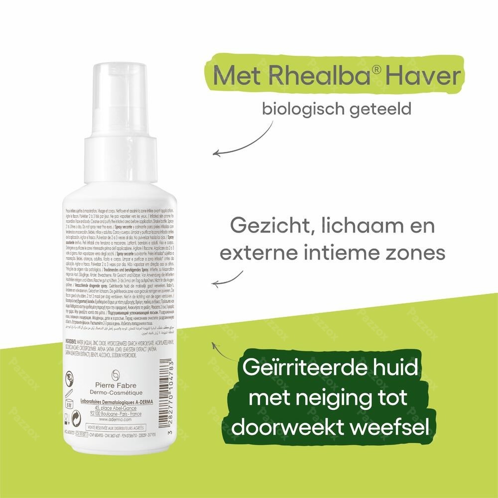 A-Derma Cytelium Uitdrogende Spray 100ml