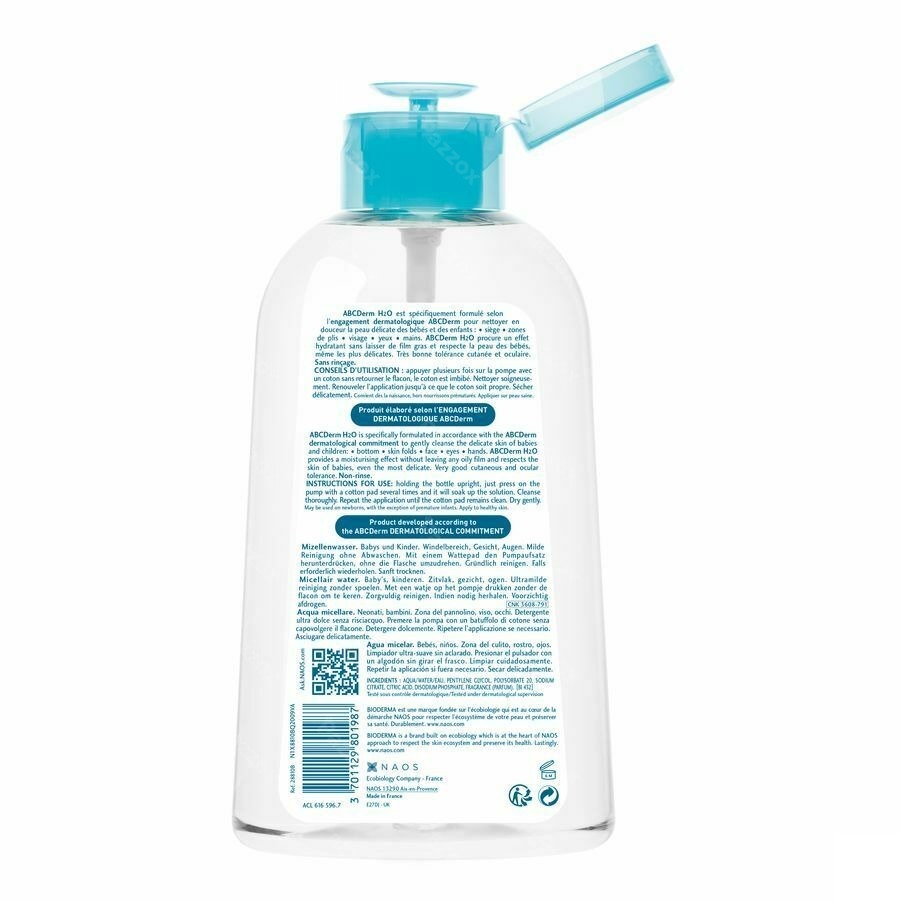 Bioderma Abcderm H2o Doseerpompe 1l