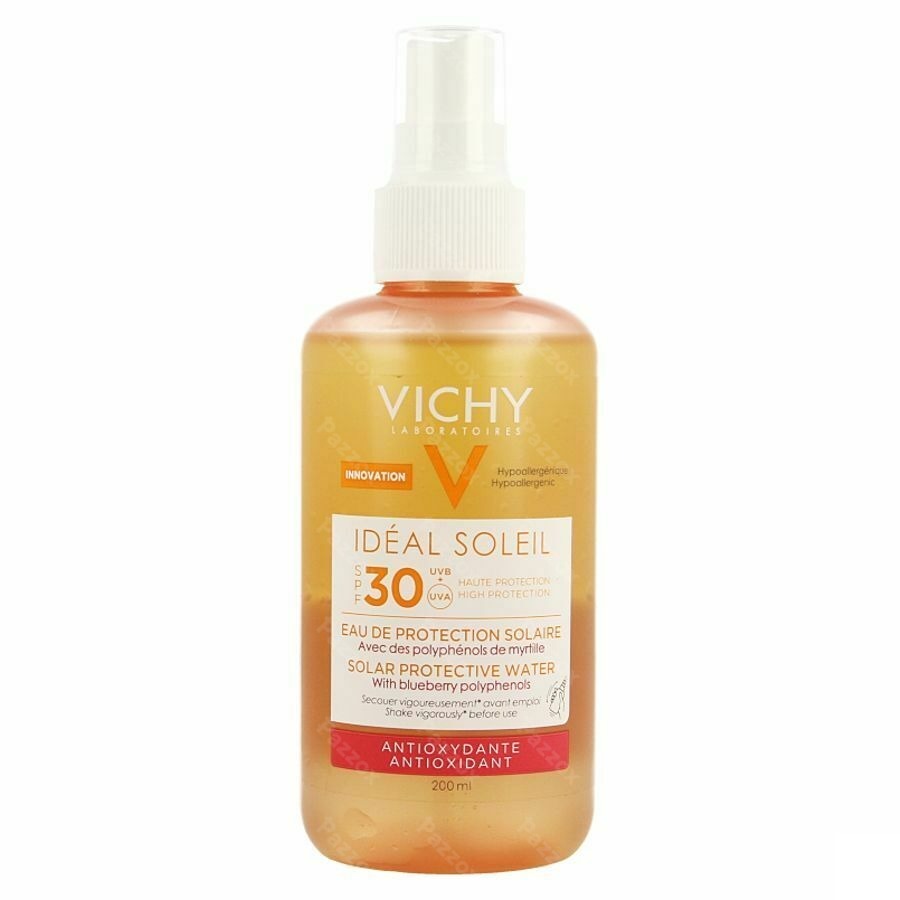 Vichy Ideal Soleil Bescherm.wat. A/oxid.ip30 200ml