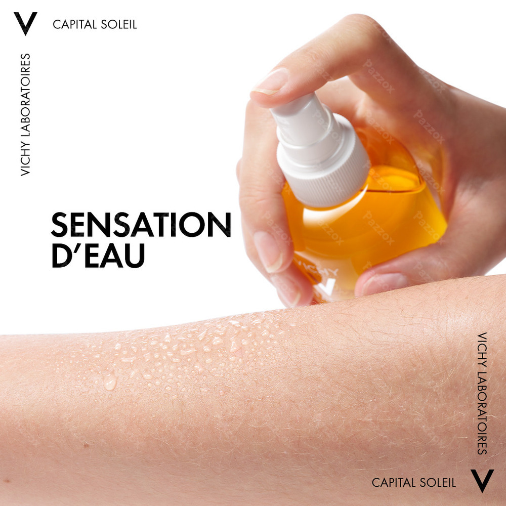 Vichy Capital Soleil Protection Solaire Eau Bronzage SPF30 200ml