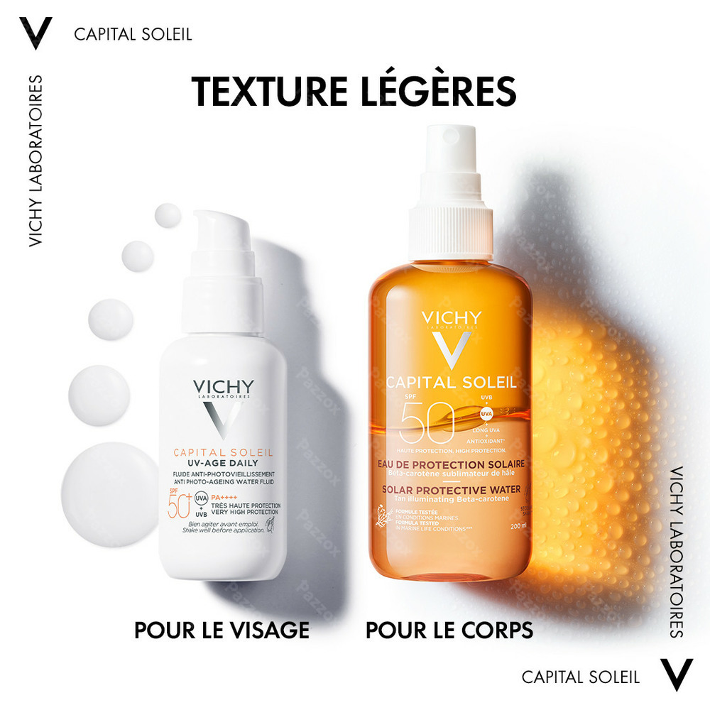 Vichy Capital Soleil Protection Solaire Eau Hydra SPF30 200ml