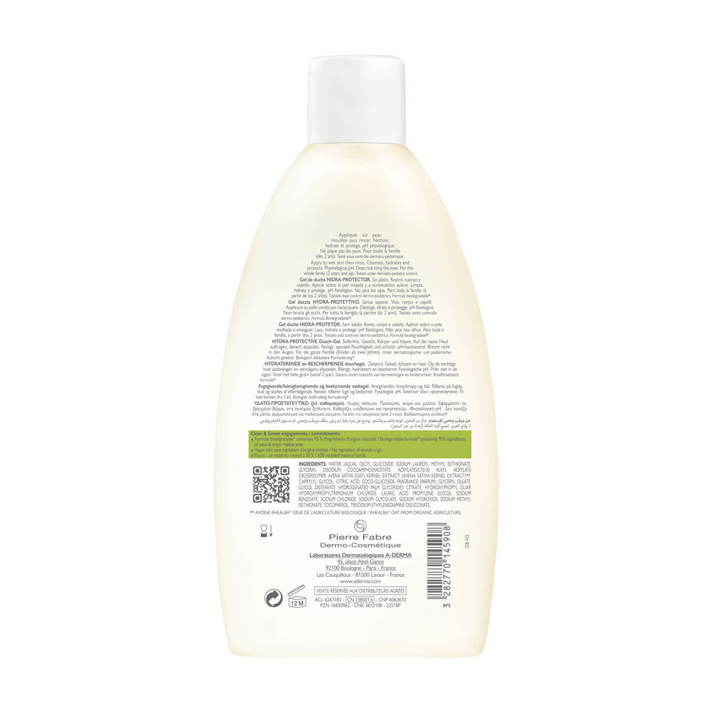 A-Derma Beschermende Douchegel 500ml