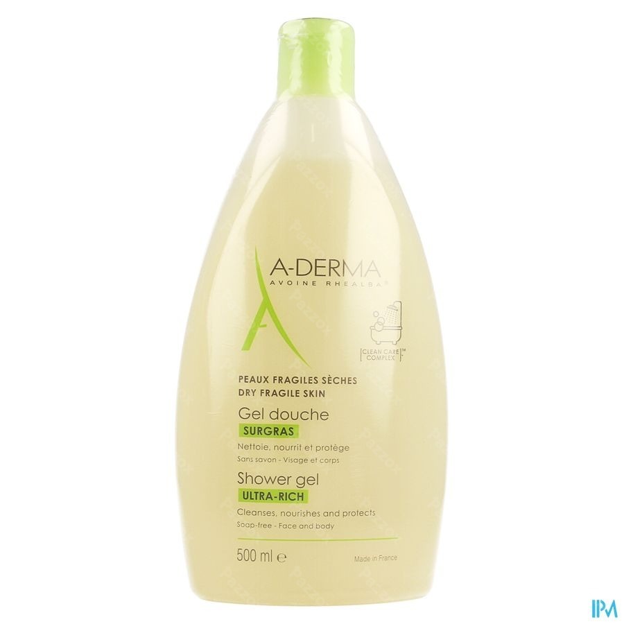 A-Derma Gel Douche Surgras 500ml
