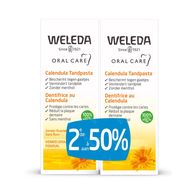 Weleda Calendula Tandpasta Duopack 2x75ml