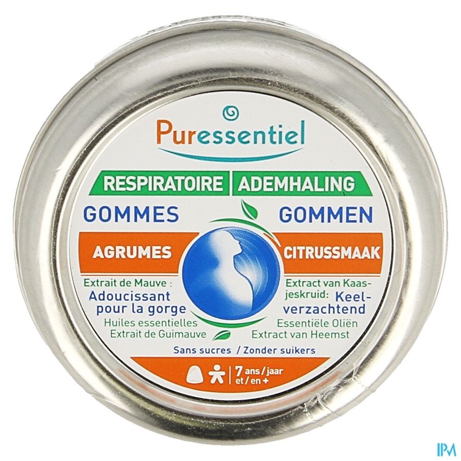 Puressentiel Respiratoire Gommes Agrumes 45g