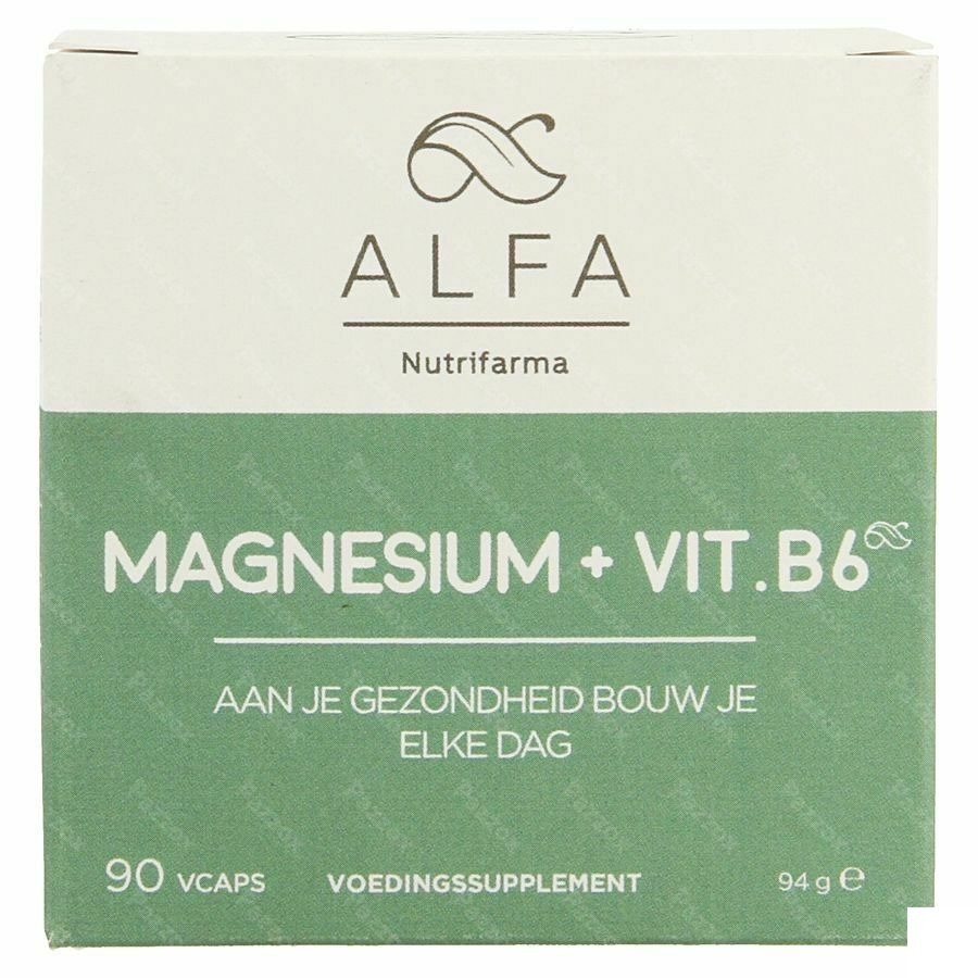 Alfa Magnesium + Vit B6 V-caps 90