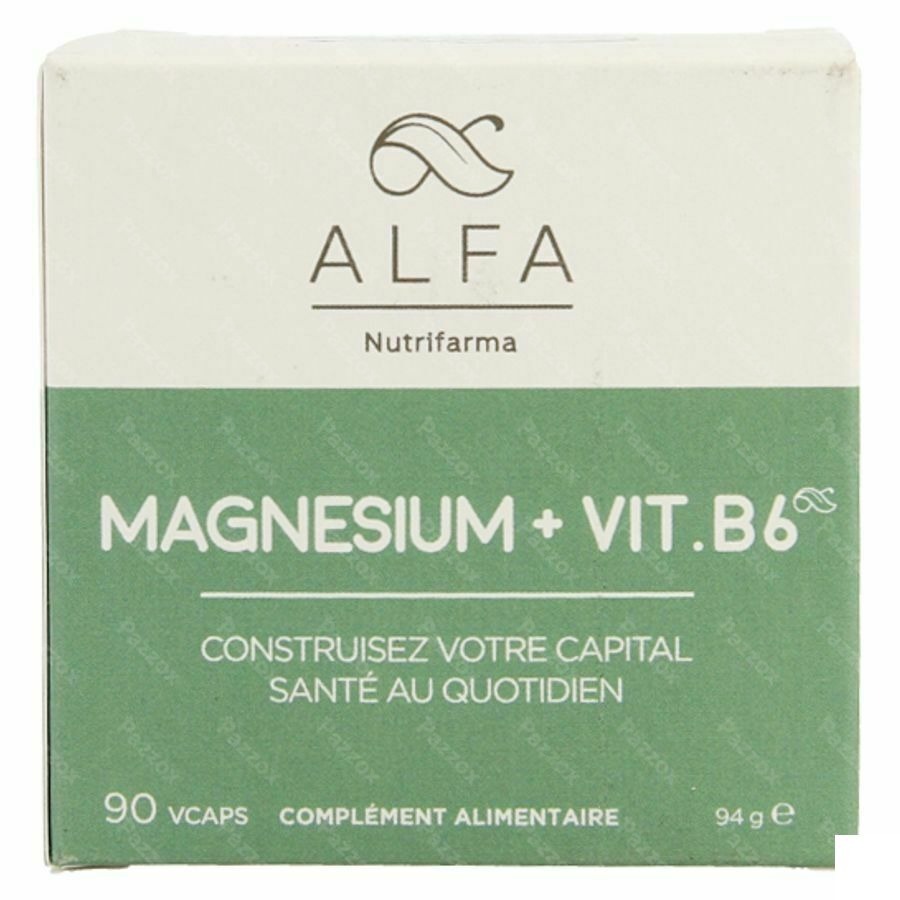 Alfa Magnesium + Vit B6 V-caps 90