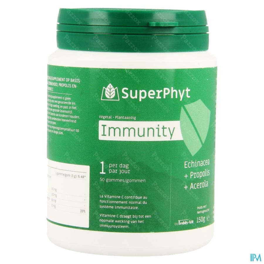Teddy-Vit Superphyt Immunity +12a Gummies 50x3g