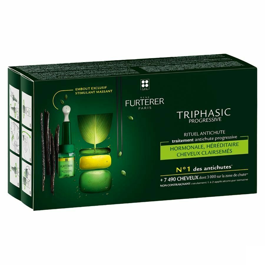 Furterer Triphasic Progres. Trait. A/chute 8x5,5ml