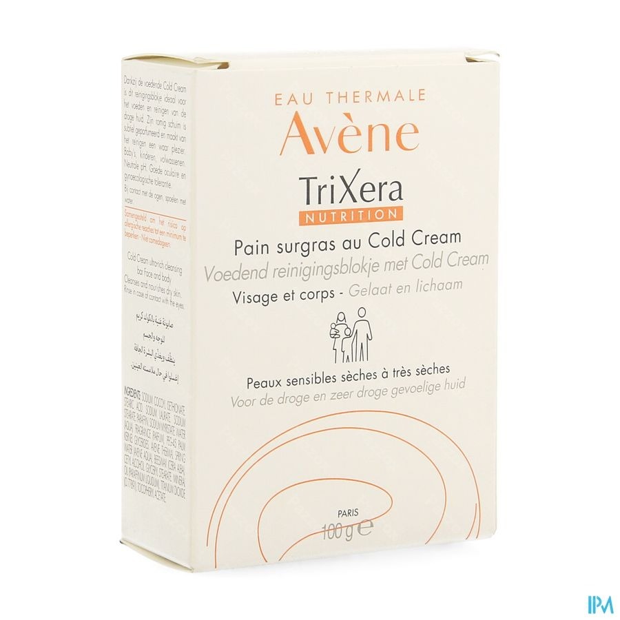 Avene Trixera Nutrit. Reinig. Blok Cold Cream 100g