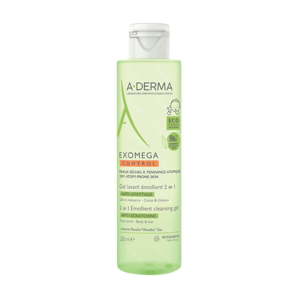 Aderma Exomega Control Gel Lavant 2en1 200ml