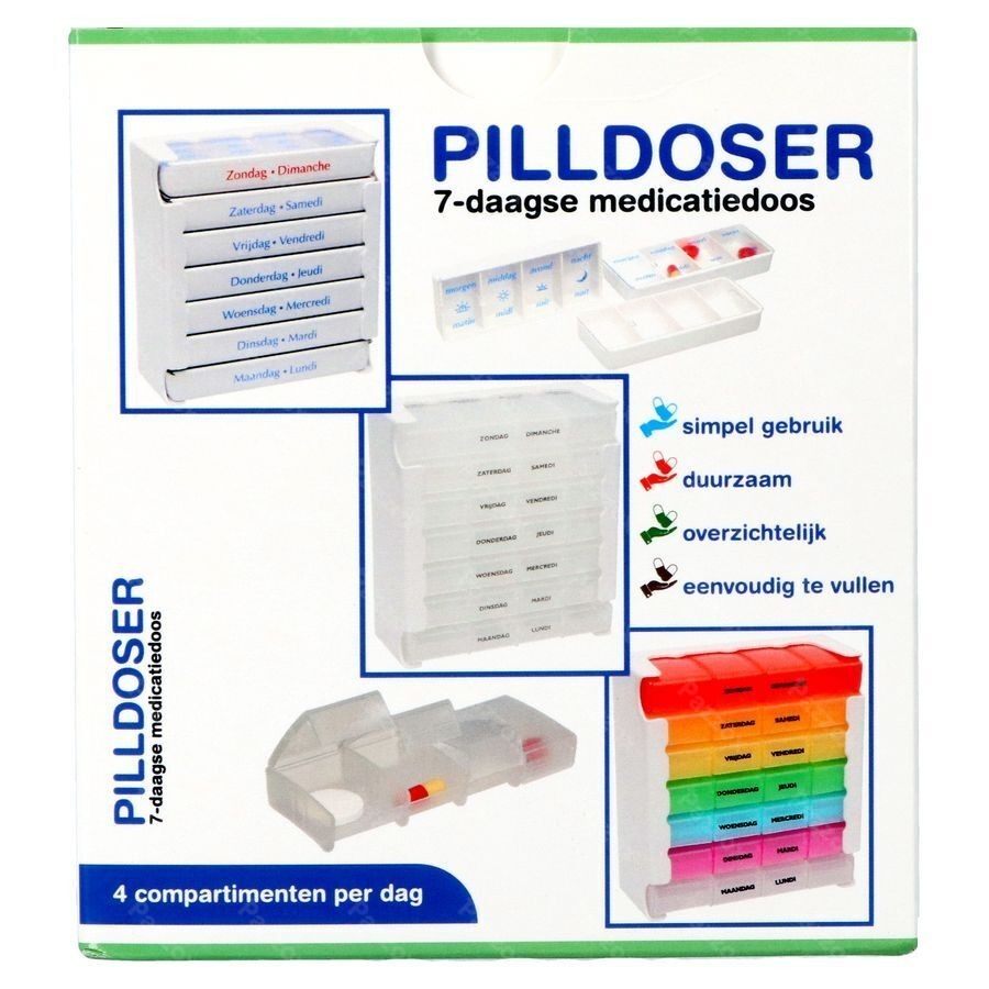 Eureka Care Pillendoos Standaard 1 Week