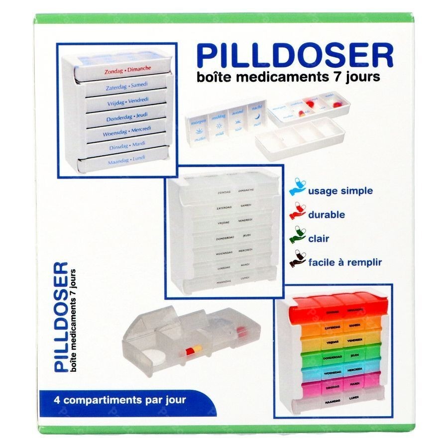Eureka Care Pilulier Standard 1 Semaine