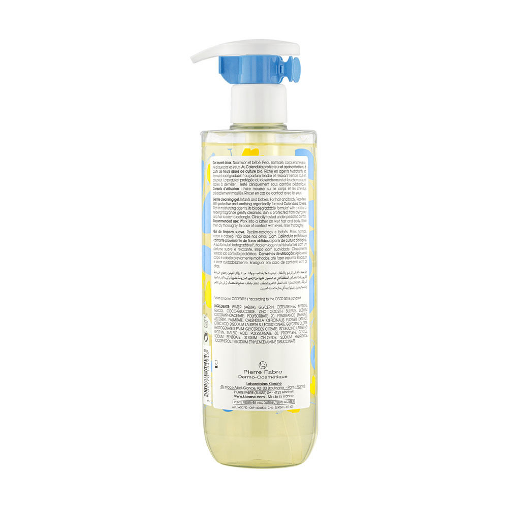 Klorane Baby Zachte Reinigingsgel 500ml