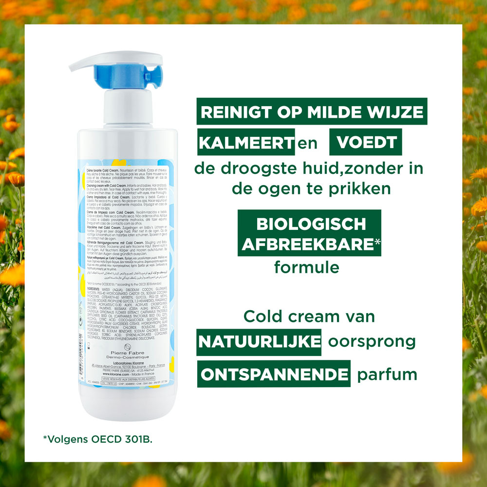 Klorane Baby Hydraterende Melk 500ml