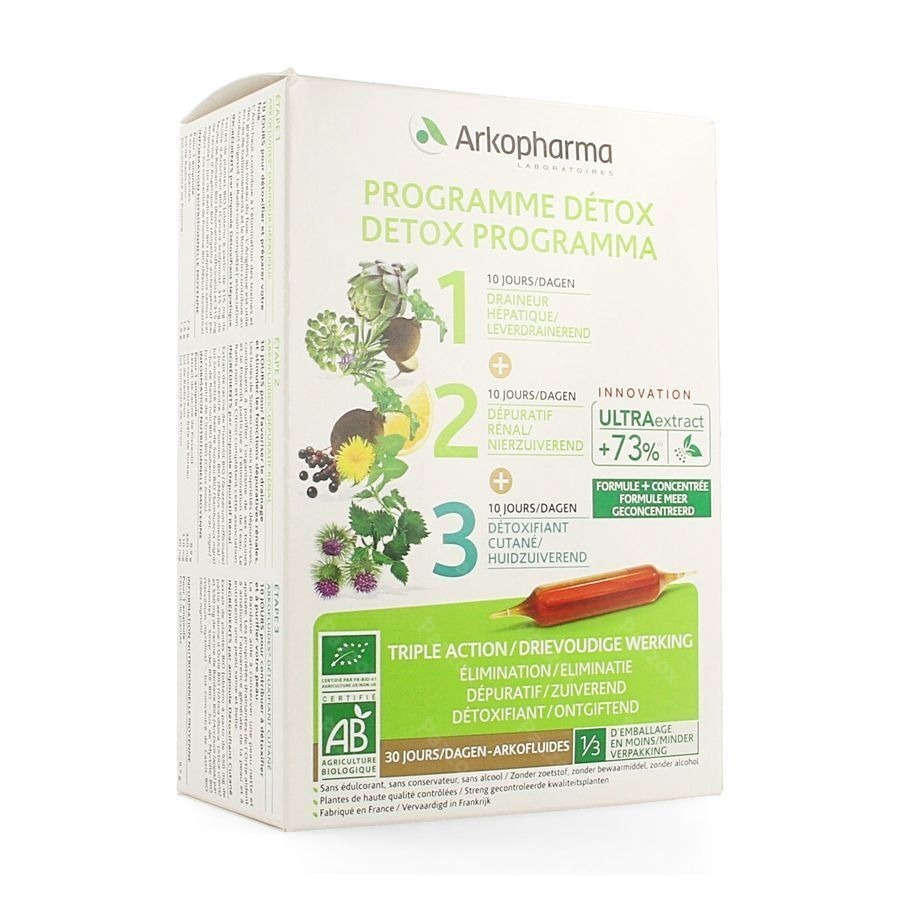 Arkofluide Programme Detox Amp 30