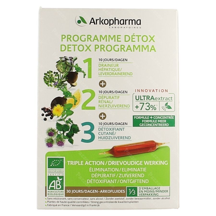 Arkofluide Programme Detox Amp 30