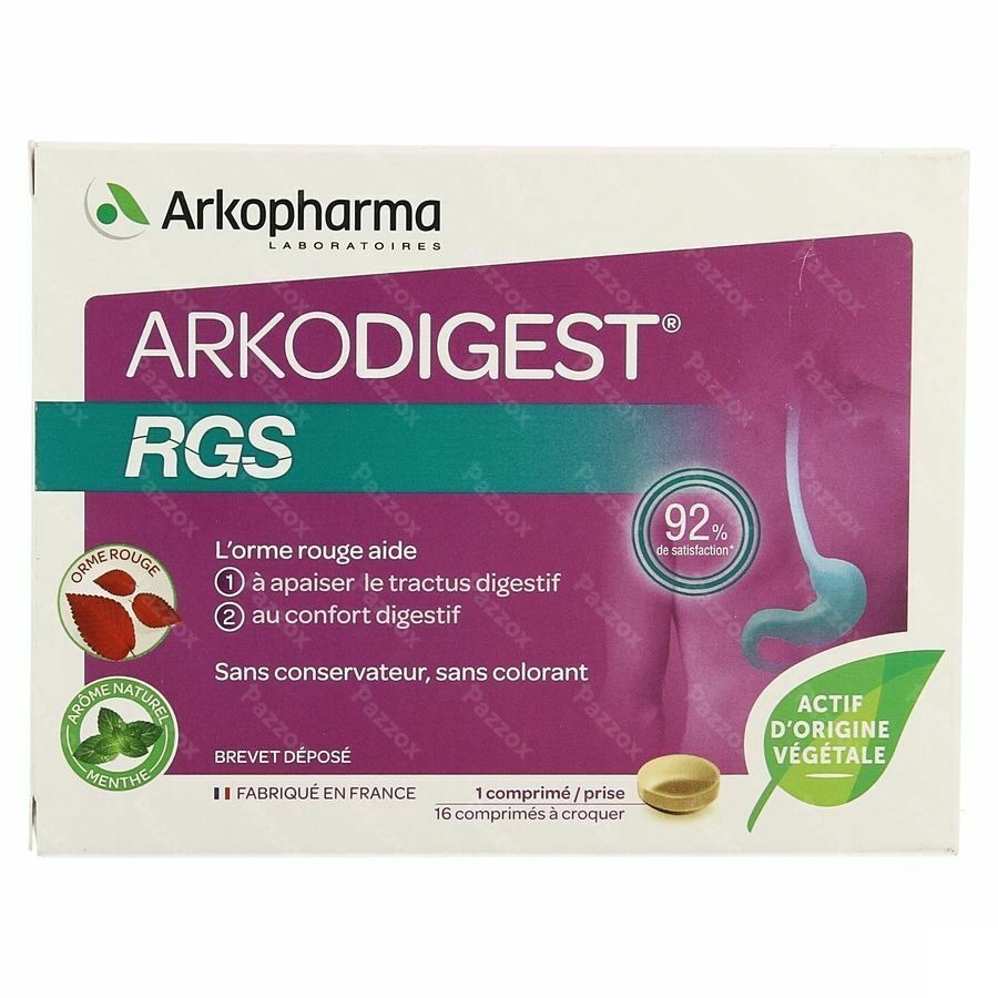 Arkopharma Arkodigest RGS 16 Comprimés a succer