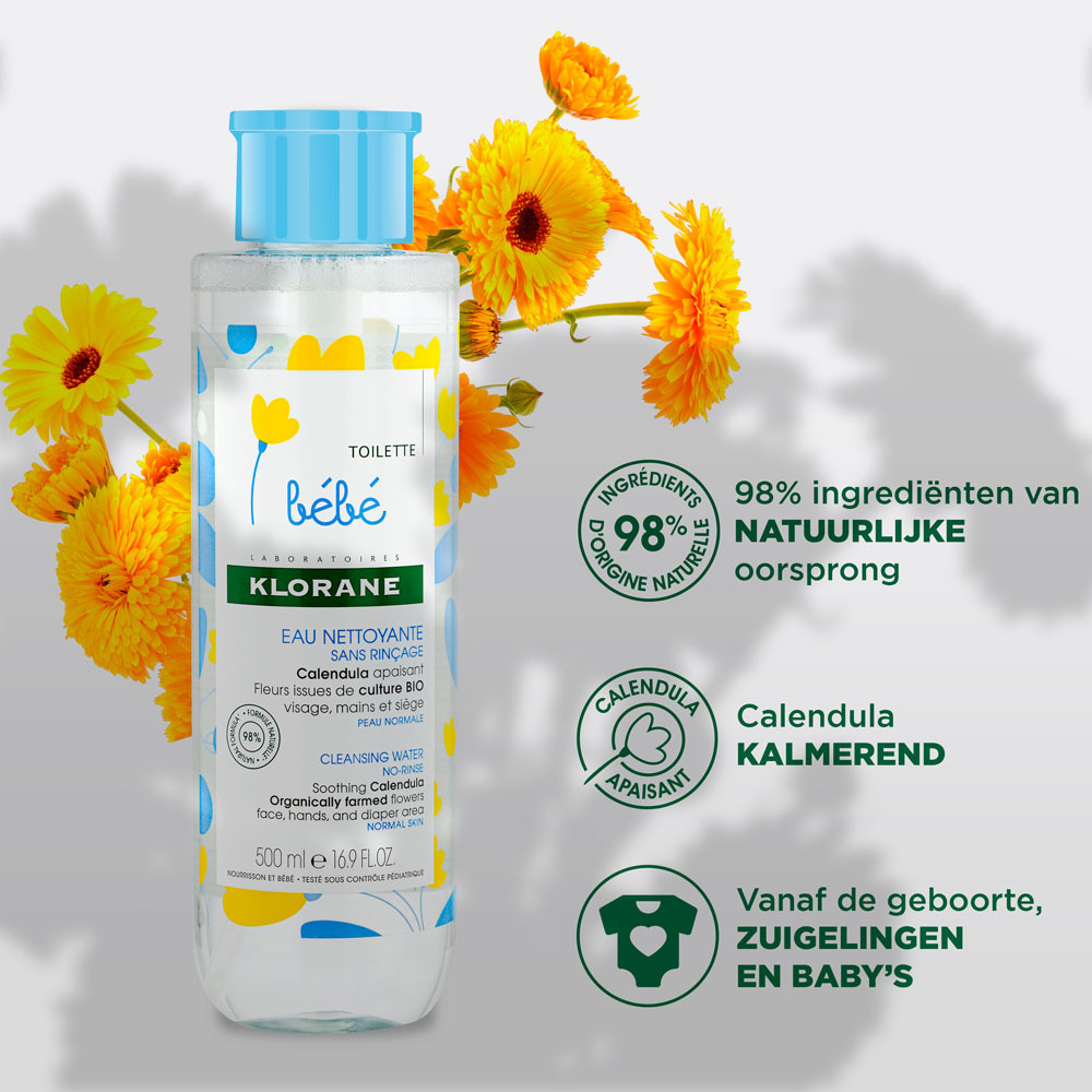 Klorane Baby Reinigingswater 500ml