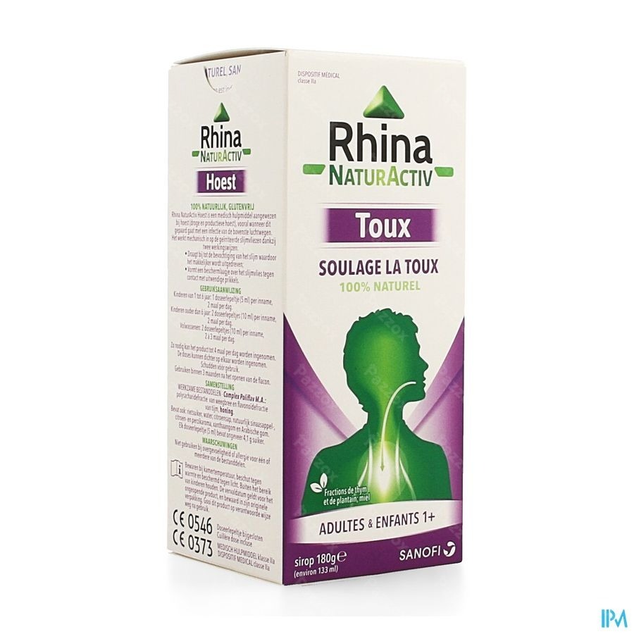 Rhina Natur Activ Toux Sirop 180g