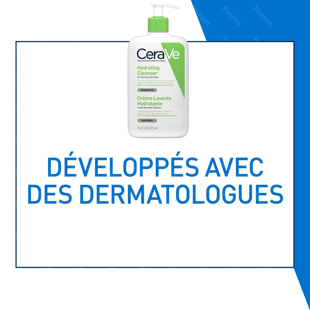 CeraVe Crème Lavante Hydratante 1000ml