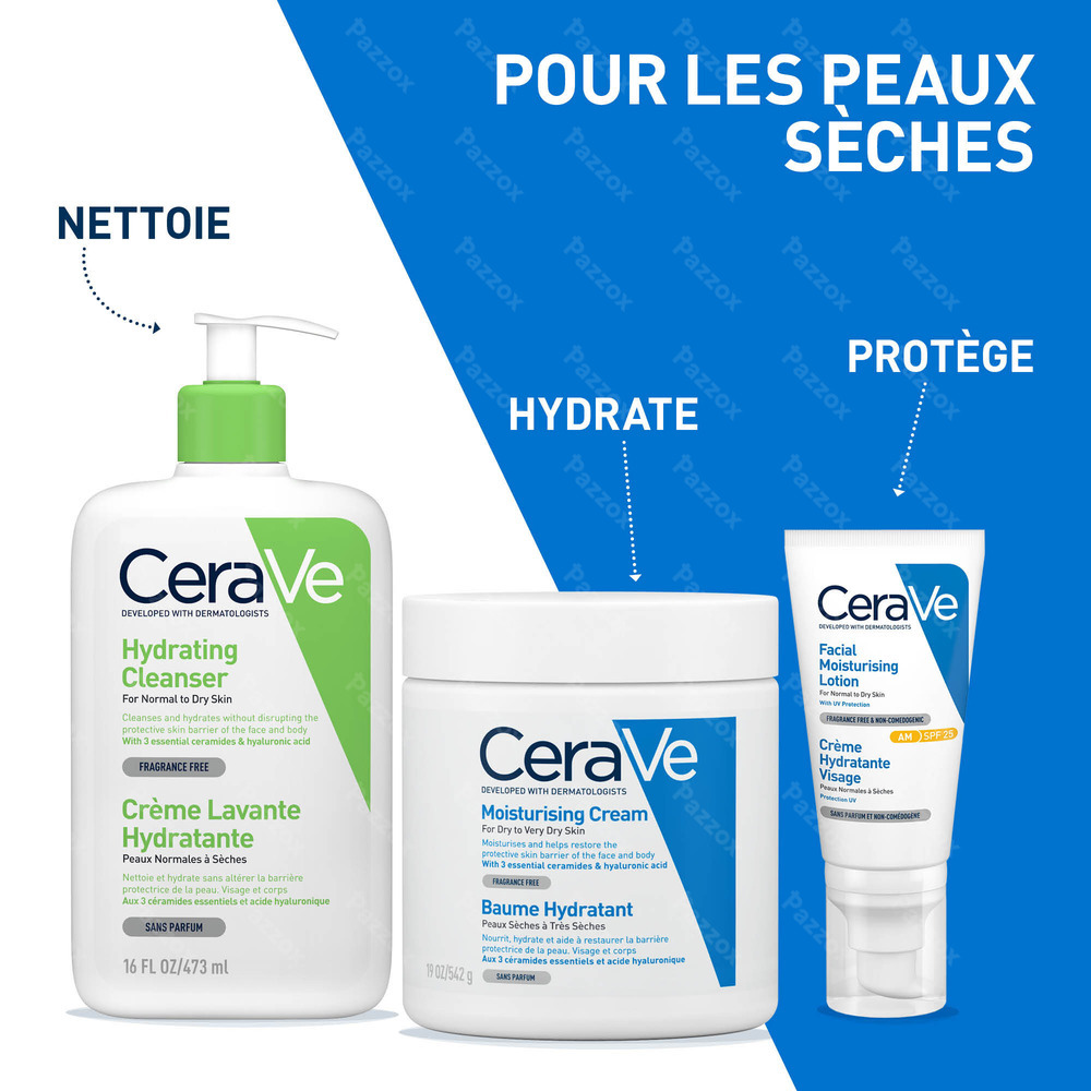 CeraVe Crème Lavante Hydratante 1000ml