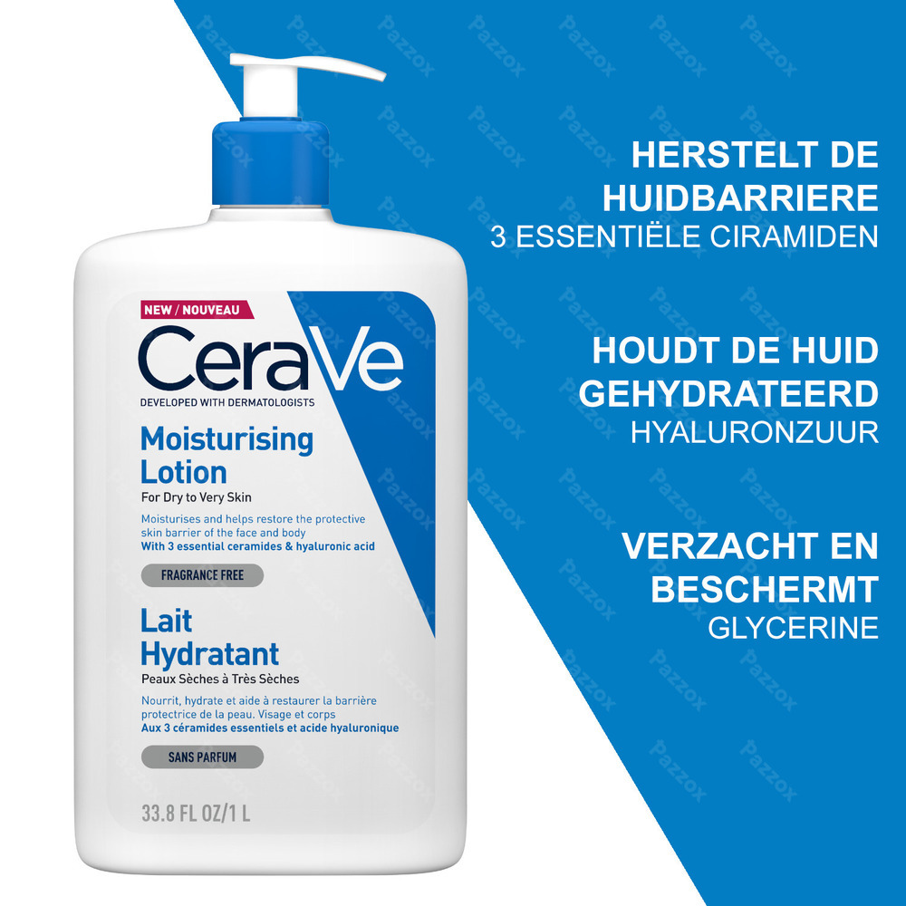 CeraVe Hydraterende Melk Droge Tot Zeer Droge Huid 1000ml