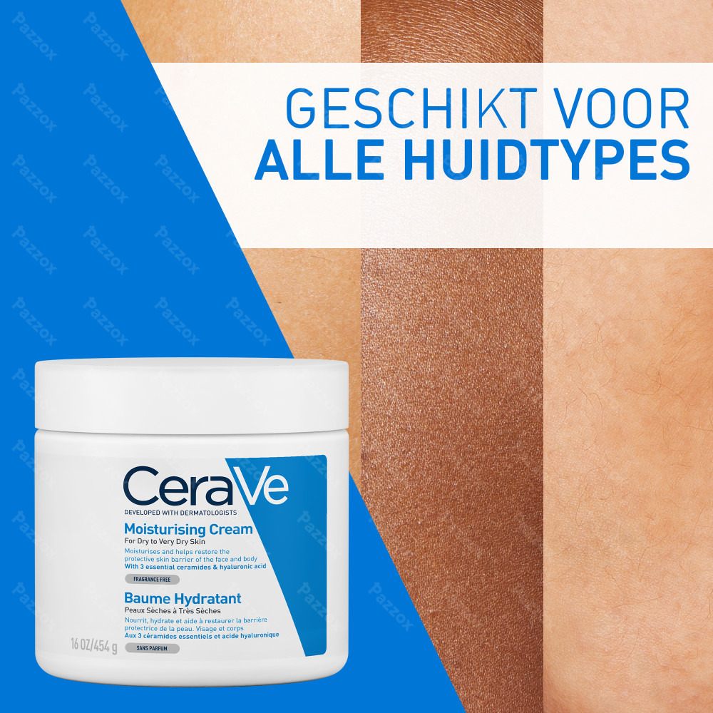 CeraVe Hydraterende Crème Droge Tot Zeer Droge Huid 454ml