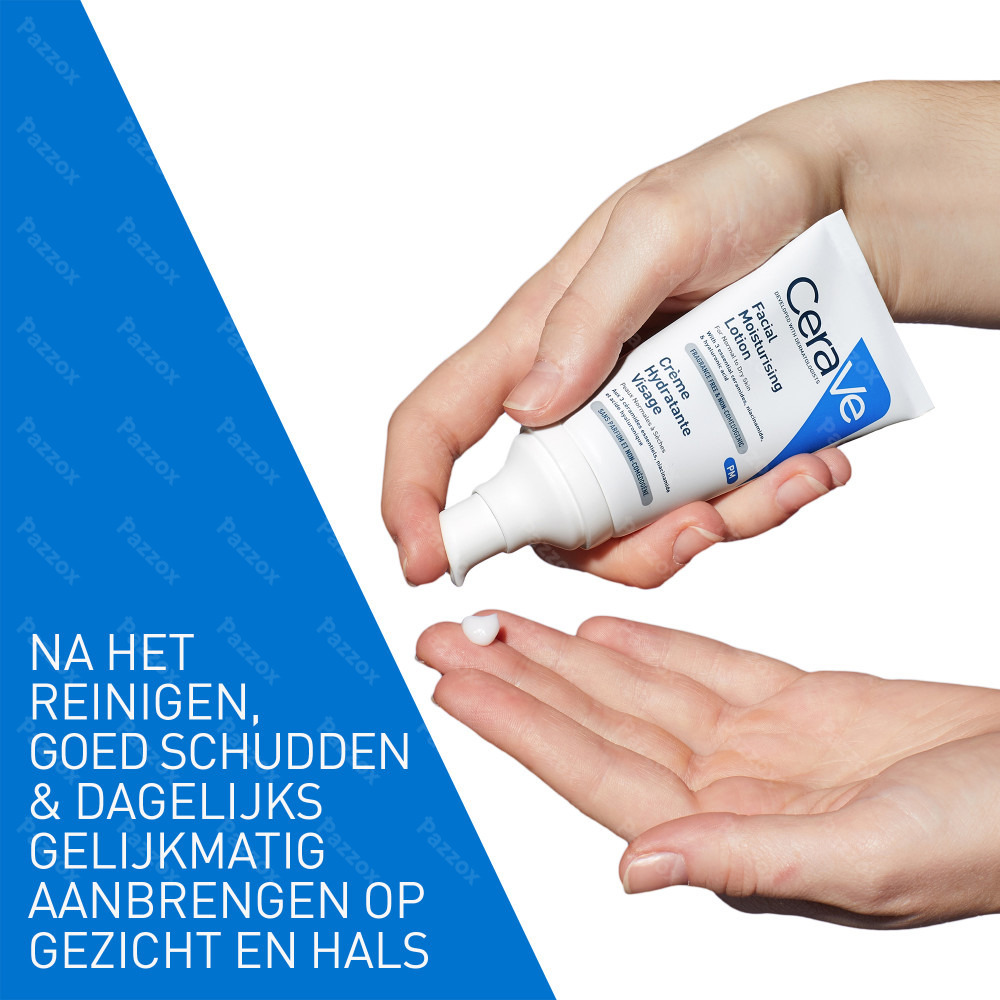 CeraVe Hydraterende Gezichtscrème Normale tot Droge Huid 52ml