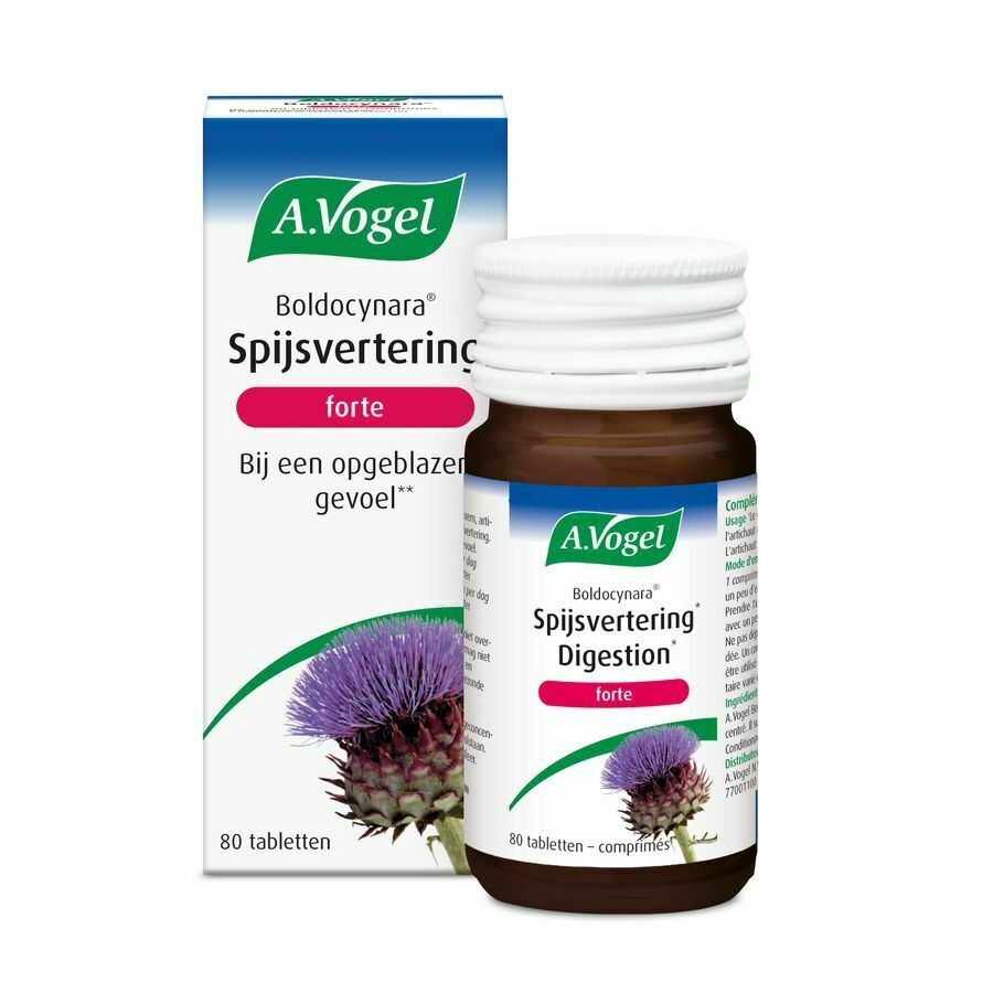 A.Vogel Boldocynara Forte Opgeblazen Gevoel 80 Tabletten
